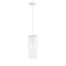 Z-Lite Contour 1 Light Mini Pendant, White & Gloss White 801MP-WH - alternate 4
